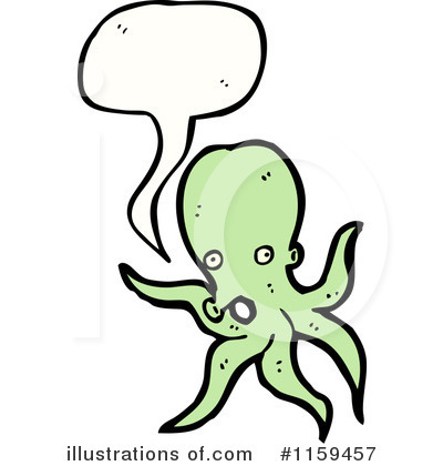 Royalty-Free (RF) Octopus Clipart Illustration by lineartestpilot - Stock Sample #1159457