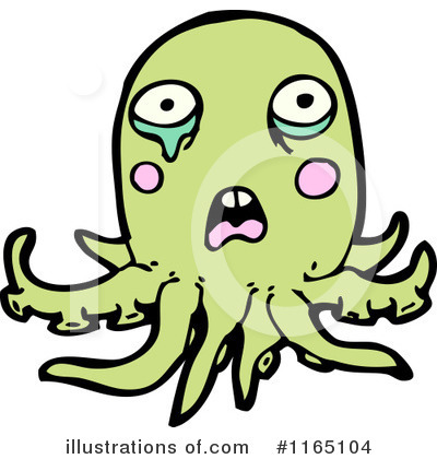 Royalty-Free (RF) Octopus Clipart Illustration by lineartestpilot - Stock Sample #1165104