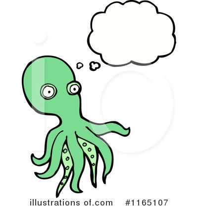 Royalty-Free (RF) Octopus Clipart Illustration by lineartestpilot - Stock Sample #1165107