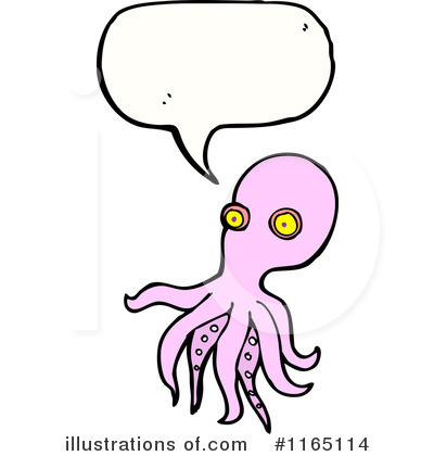 Royalty-Free (RF) Octopus Clipart Illustration by lineartestpilot - Stock Sample #1165114