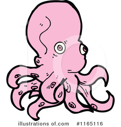 Royalty-Free (RF) Octopus Clipart Illustration by lineartestpilot - Stock Sample #1165116