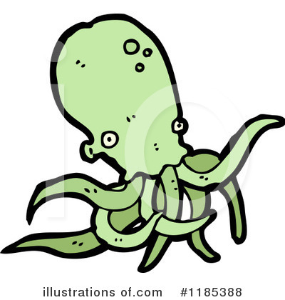 Royalty-Free (RF) Octopus Clipart Illustration by lineartestpilot - Stock Sample #1185388