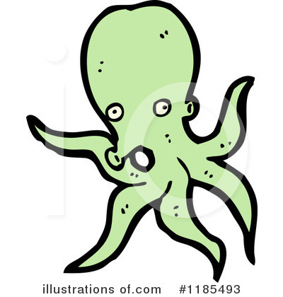 Royalty-Free (RF) Octopus Clipart Illustration by lineartestpilot - Stock Sample #1185493