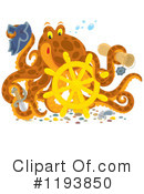 Octopus Clipart #1193850 by Alex Bannykh