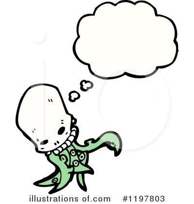 Royalty-Free (RF) Octopus Clipart Illustration by lineartestpilot - Stock Sample #1197803