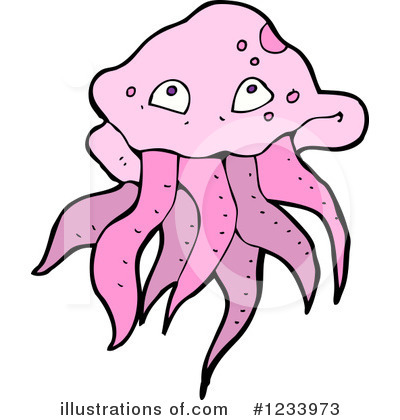 Royalty-Free (RF) Octopus Clipart Illustration by lineartestpilot - Stock Sample #1233973