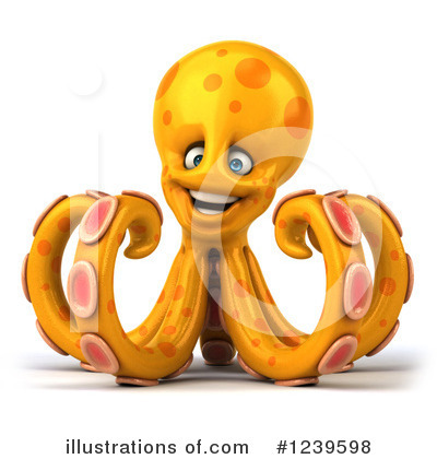 Octopus Clipart #1239598 by Julos