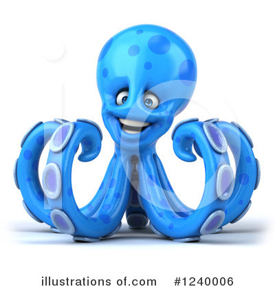 Octopus Clipart #1240006 by Julos