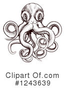 Octopus Clipart #1243639 by AtStockIllustration