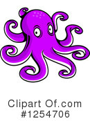 Octopus Clipart #1254706 by Vector Tradition SM