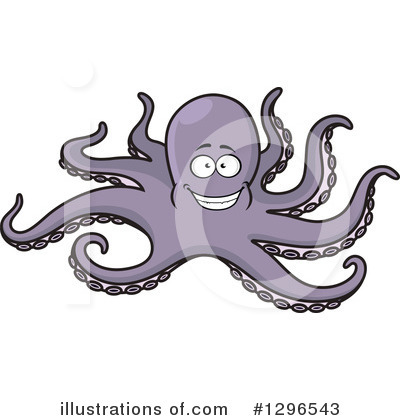 Royalty-Free (RF) Octopus Clipart Illustration by Vector Tradition SM - Stock Sample #1296543