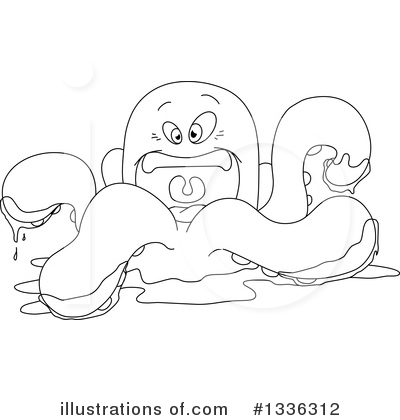 Royalty-Free (RF) Octopus Clipart Illustration by Liron Peer - Stock Sample #1336312