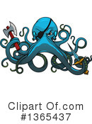 Octopus Clipart #1365437 by Vector Tradition SM