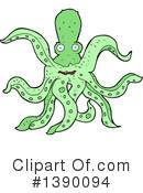 Octopus Clipart #1390094 by lineartestpilot