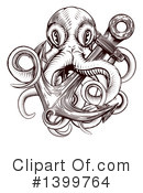 Octopus Clipart #1399764 by AtStockIllustration
