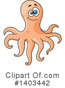 Octopus Clipart #1403442 by Vector Tradition SM