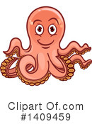 Octopus Clipart #1409459 by Vector Tradition SM