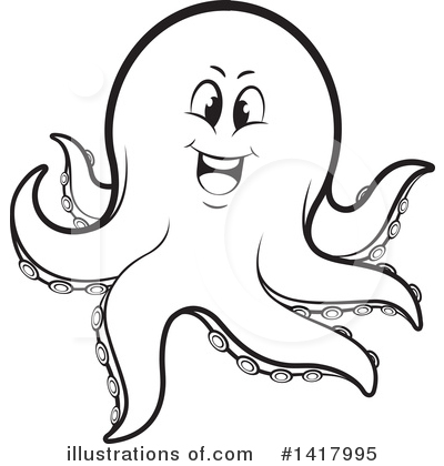 Octopus Clipart #1417995 by Lal Perera