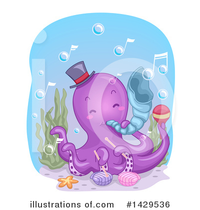 Octopus Clipart #1429536 by BNP Design Studio