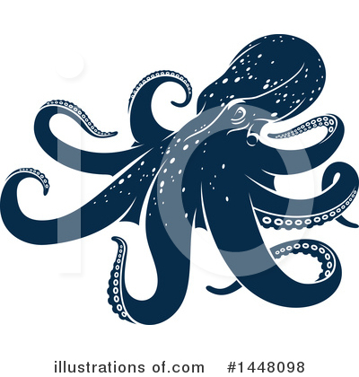 Royalty-Free (RF) Octopus Clipart Illustration by Vector Tradition SM - Stock Sample #1448098