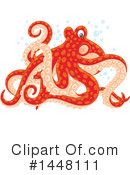 Octopus Clipart #1448111 by Alex Bannykh