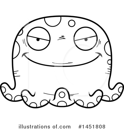 Royalty-Free (RF) Octopus Clipart Illustration by Cory Thoman - Stock Sample #1451808