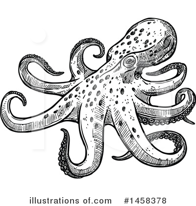 Royalty-Free (RF) Octopus Clipart Illustration by Vector Tradition SM - Stock Sample #1458378