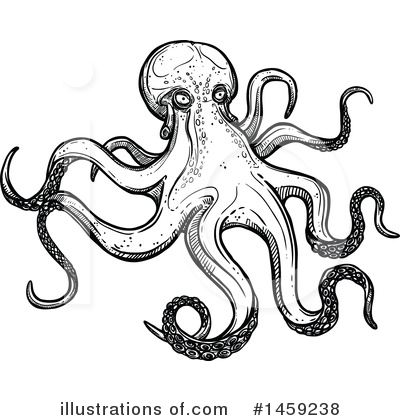 Royalty-Free (RF) Octopus Clipart Illustration by Vector Tradition SM - Stock Sample #1459238