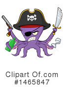 Octopus Clipart #1465847 by Hit Toon