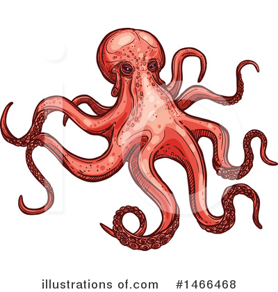 Royalty-Free (RF) Octopus Clipart Illustration by Vector Tradition SM - Stock Sample #1466468