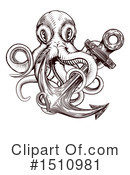 Octopus Clipart #1510981 by AtStockIllustration