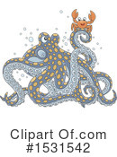Octopus Clipart #1531542 by Alex Bannykh