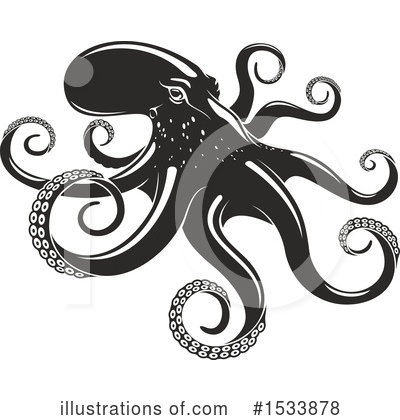 Royalty-Free (RF) Octopus Clipart Illustration by Vector Tradition SM - Stock Sample #1533878