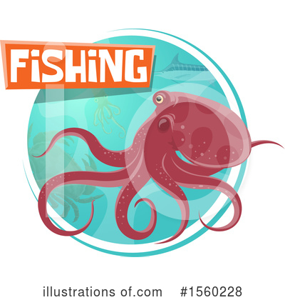 Royalty-Free (RF) Octopus Clipart Illustration by Vector Tradition SM - Stock Sample #1560228