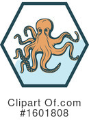 Octopus Clipart #1601808 by Vector Tradition SM
