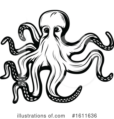 Royalty-Free (RF) Octopus Clipart Illustration by Vector Tradition SM - Stock Sample #1611636