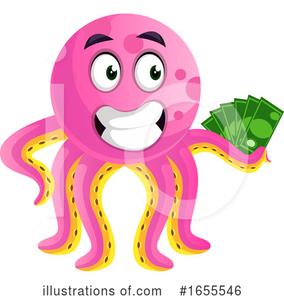 Royalty-Free (RF) Octopus Clipart Illustration by Morphart Creations - Stock Sample #1655546