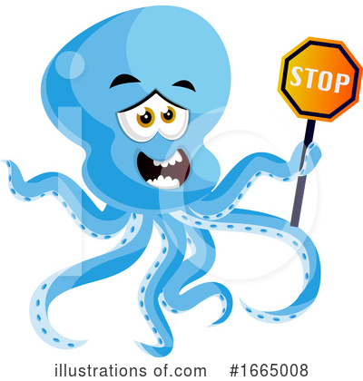 Royalty-Free (RF) Octopus Clipart Illustration by Morphart Creations - Stock Sample #1665008
