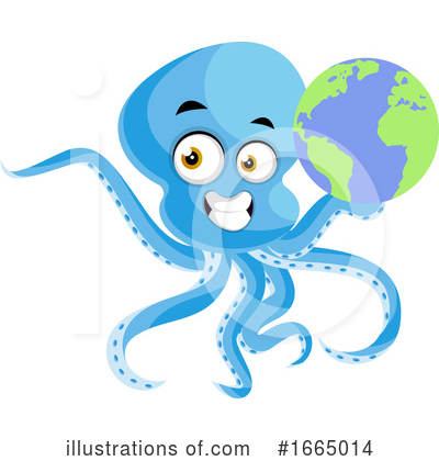 Royalty-Free (RF) Octopus Clipart Illustration by Morphart Creations - Stock Sample #1665014