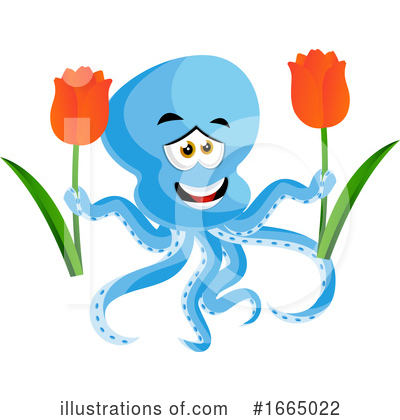 Royalty-Free (RF) Octopus Clipart Illustration by Morphart Creations - Stock Sample #1665022