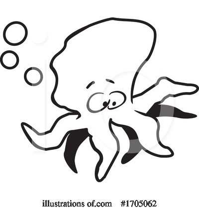 Royalty-Free (RF) Octopus Clipart Illustration by Johnny Sajem - Stock Sample #1705062
