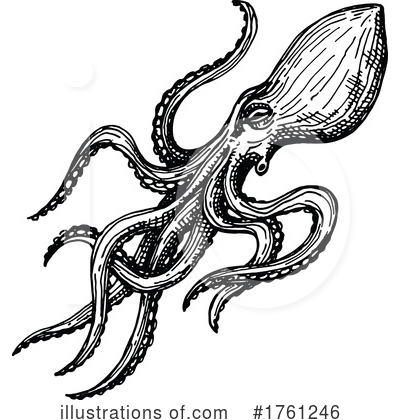 Royalty-Free (RF) Octopus Clipart Illustration by Vector Tradition SM - Stock Sample #1761246