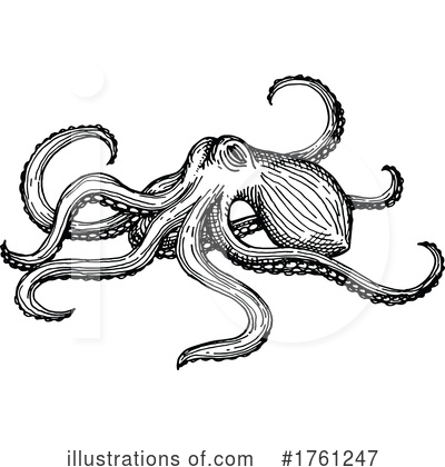 Royalty-Free (RF) Octopus Clipart Illustration by Vector Tradition SM - Stock Sample #1761247