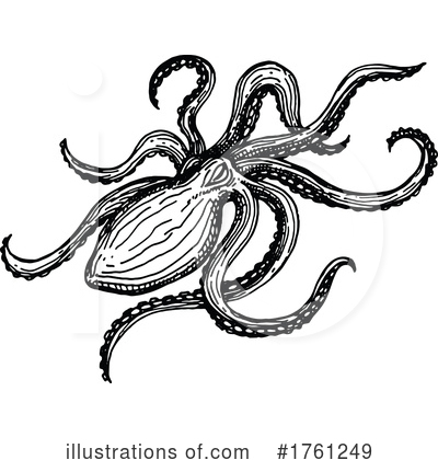 Royalty-Free (RF) Octopus Clipart Illustration by Vector Tradition SM - Stock Sample #1761249