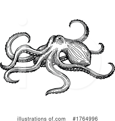 Octopus Clipart #1764996 by Vector Tradition SM