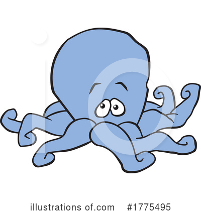 Royalty-Free (RF) Octopus Clipart Illustration by Johnny Sajem - Stock Sample #1775495