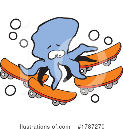 Royalty-Free (RF) Octopus Clipart Illustration by Johnny Sajem - Stock Sample #1787270