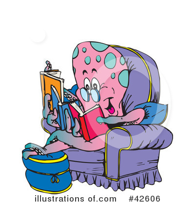 Royalty-Free (RF) Octopus Clipart Illustration by Dennis Holmes Designs - Stock Sample #42606
