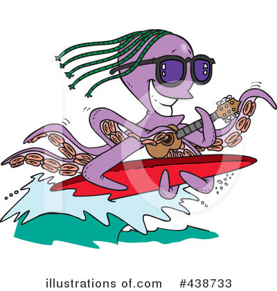 Surfing Clipart #438733 by toonaday