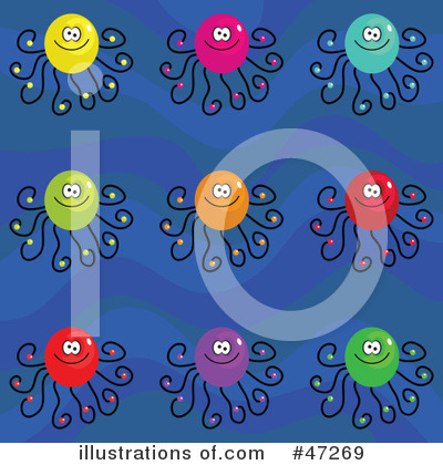 Royalty-Free (RF) Octopus Clipart Illustration by Prawny - Stock Sample #47269